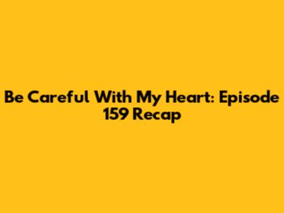 Be Careful With My Heart: Episode 159 Recap