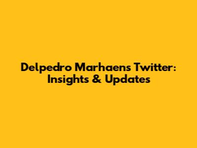 Delpedro Marhaen's Twitter: Insights & Updates