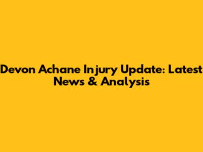 Devon Achane Injury Update: Latest News & Analysis