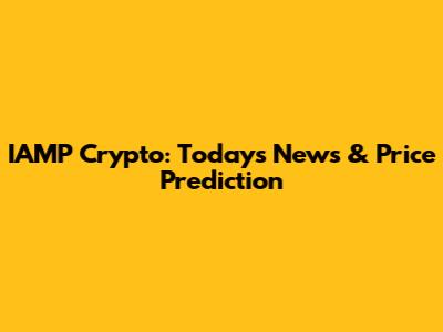 IAMP Crypto: Today's News & Price Prediction