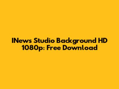 INews Studio Background HD 1080p: Free Download
