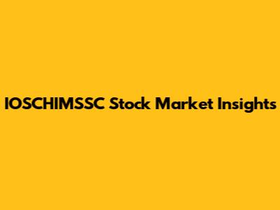 IOSCHIMSSC Stock Market Insights