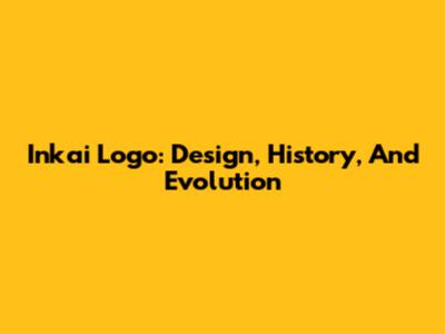 Inkai Logo: Design, History, And Evolution