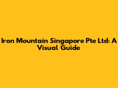 Iron Mountain Singapore Pte Ltd: A Visual Guide