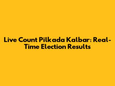 Live Count Pilkada Kalbar: Real-Time Election Results