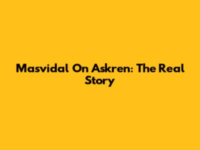 Masvidal On Askren: The Real Story