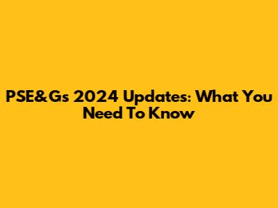 PSE&G's 2024 Updates: What You Need To Know