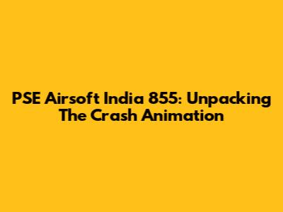 PSE Airsoft India 855: Unpacking The Crash Animation