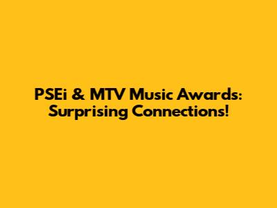 PSEi & MTV Music Awards: Surprising Connections!