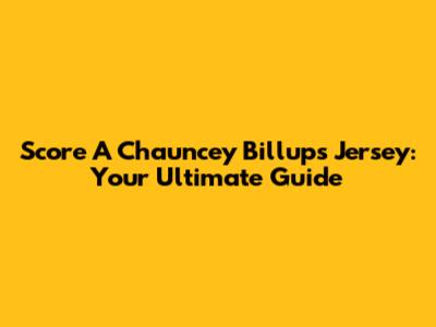 Score A Chauncey Billups Jersey: Your Ultimate Guide