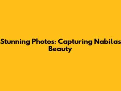Stunning Photos: Capturing Nabila's Beauty