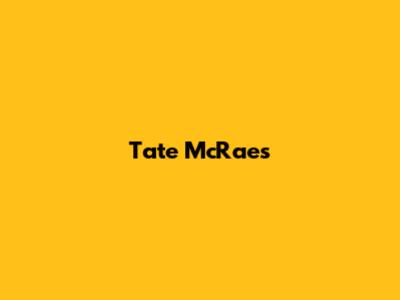 Tate McRae's 