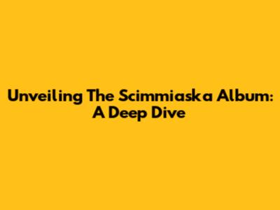 Unveiling The Scimmiaska Album: A Deep Dive