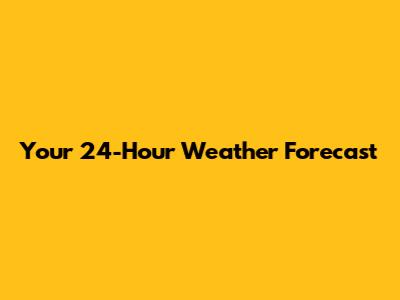 Your 24-Hour Weather Forecast